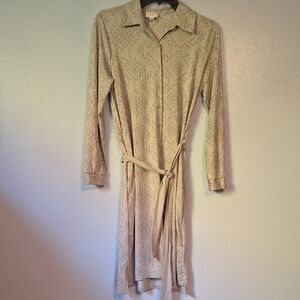 LuLaRoe Beige Geometric Dress